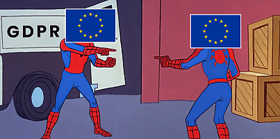 EU GDPR spiderman meme cd oofn7g
