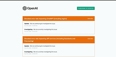 OpenAi error page csc uq0toj