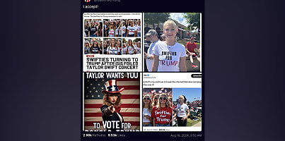 trump swifties AI post csc fuzmwj