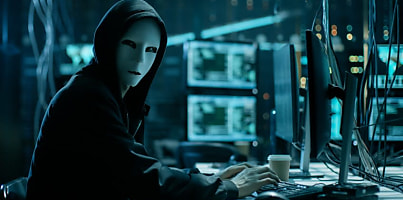 masked hacker ransomware csc
