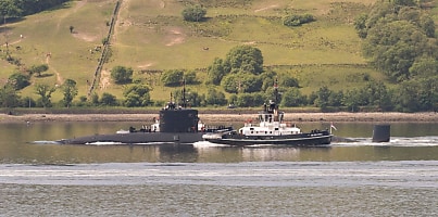 nuclear submarines Faslane base csc e6xqwp