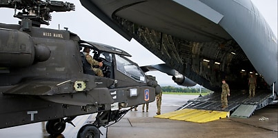 AH 64D Longbow helicopters loading zvwl0m