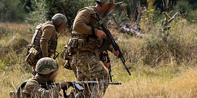 Armed Forces of Ukraine platoon live fire activity dc h3qxo5