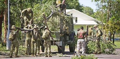 Cyclone Marcus cleanup