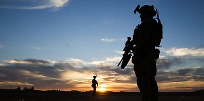 troops silhouette dc