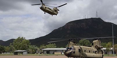 Australian Army CH 47F Chinook dc ek7etk