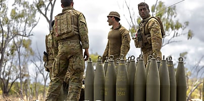 Australian Army gunners Exercise NADZAB dc u3y1x4