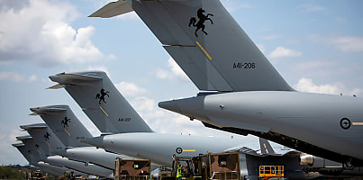 C 17 Air Force Bushfire Support