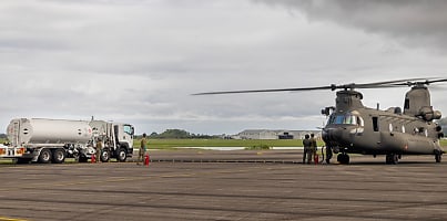 CH 47F Chinook helicopter refuel dc x3wt0d