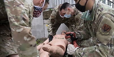 Florida Air National Guard practiced triage eqlwlj