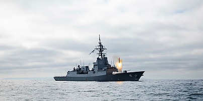 HMAS Brisbane tomahawk weapon system firing dc