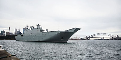 HMAS Canberra Fleet Base East dc fcw89s