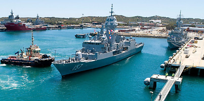 HMAS Perth HMAS Ballarat Fleet Base West dc ebtr37