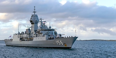 HMAS Toowoomba Fleet Base West dc ngq3w6