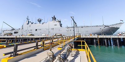 HMAS Adelaide Kuru Wharf dc svjwei