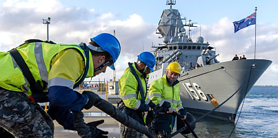 HMAS Stirling Port Services personnel dc mq0mg8