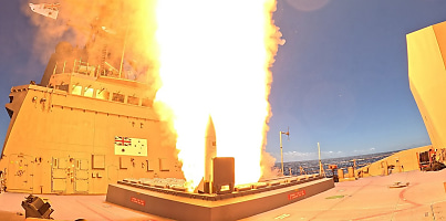 HMAS Sydney fires Royal Australian Navy s first Standard Missile 6 dc zydnsl