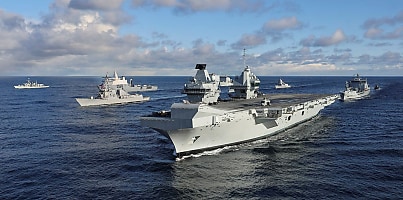 HMS Prince Wales UK Carrier Strike Group dc ubxcss