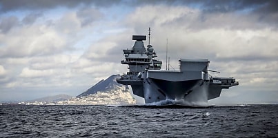 HMS Queen Elizabeth Gibraltar