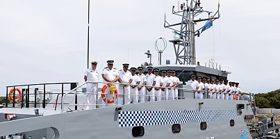 HMTSS Te Mataili III handover ceremony dc dkrals