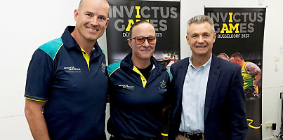 Invictus team Australia captains dc ffetqc