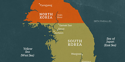 Korea map