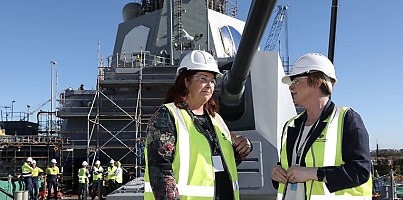 Linda Reynolds Melissa Price HMAS Sydney 