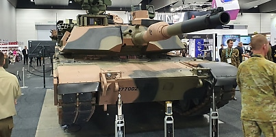 M1A2 Abrams main battle tank exhibited dc vyg5ge