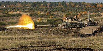 M1A2 Abrams tank firing dc ilyisy