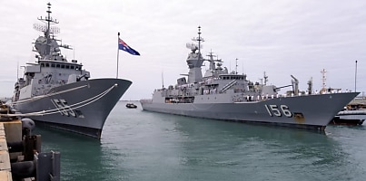 HMA ships Toowoomba and Ballarat