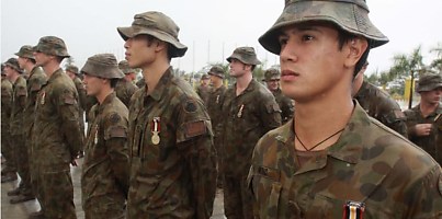 Members of the International Stabilisation Force in East Timor