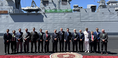 Navantia Saudia Arabia Corvette Launch dc te8lzv