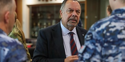 Nick Kaldas APM RAAF Base Edinburgh dc rqnm7u