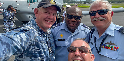 RAAF PNG defence personnel PAC 750XL dc tk0ir1