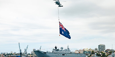 RAN MH 60R helicopter Australia Day 2025 dc tpqbwv