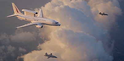 Royal Australian Air Force E 7A Wedgetail MQ 28 Ghost Bat dc txpoew