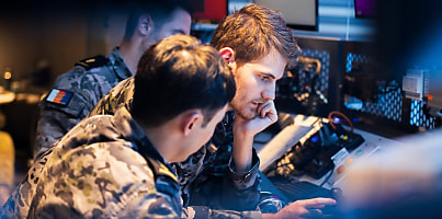 Royal Australian Navy Cyber warfare specialists dc bfvgc1