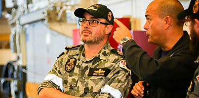 Royal Australian Navy officer Lieutenant Commander Dean Battilana dc ry5d68