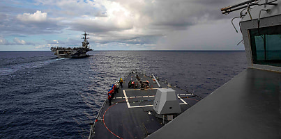 S Navy Aircraft Carrier South China Sea dc turbe8