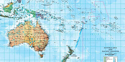 South Pacific Map