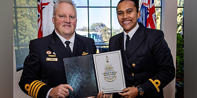 Sub Lieutenant Ofeina Unaloto Ki Anisi graduation certificate dc ab3e9m