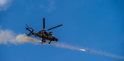 Tiger ARH on attack run