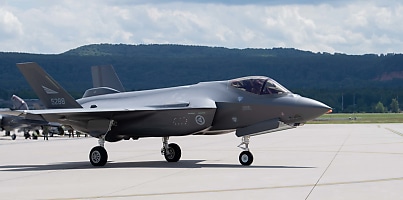 US Air Force F 35A Lightning II taxi dc xx4n2n