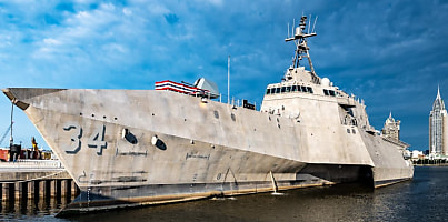 USS augusta combat ship US Navy dc lfv4ln