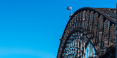 australian flag harbour bridge dc ctbe3d