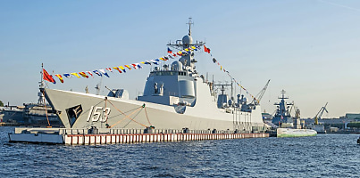 chinese destroyer Xian Neva River Russia dc jmldba