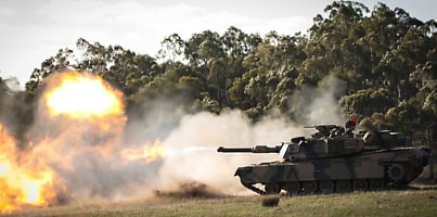 m1a1 abrams tank exercise chong ju dc e9qs0e