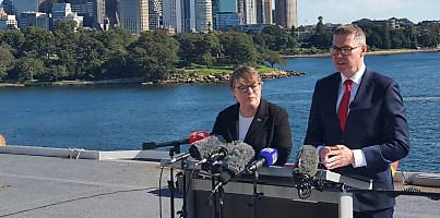 maria eagle pat conroy on board HMAS Adelaide dc yhiuzj
