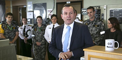 mark mcgowan MLA HMAS Sirius bridge xozmil