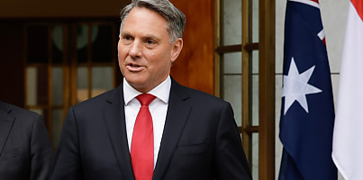 richard marles press con parliament dc l69euv